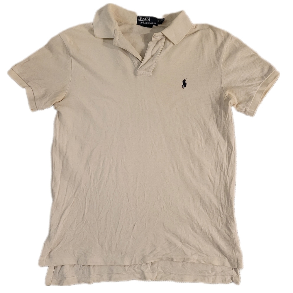 Polo Ralph Lauren, Men's Medium (M), Short Sleeve, White